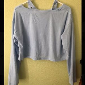 blue full sleeve top